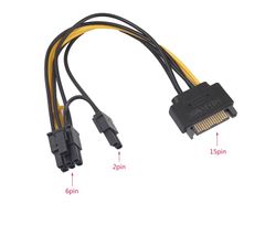 Cáp sata -> Vga 8 Pin