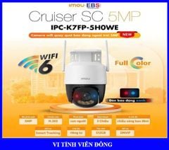 Camera Cruiser SC IMOU IPC - K7FP - 5H0WE 3K 5MP Full Color (đàm thoại 2 chiều, đèn báo xanh đỏ, Wi-Fi 6, có màu ban đêm) - IME