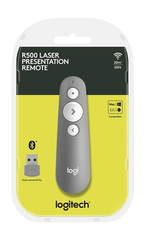 Bút Trình Chiếu Laser Logitech R500 / R500s Bluetooth (Xám / Đen)