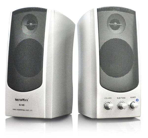Bộ 2 loa vi tính Soundmax A140 || A150 (Công suất: 5W x 2; cắm điện trực tiếp)