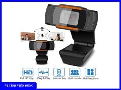 Webcam lùn có Mic 1080p (Hộp trắng + xanh lá)