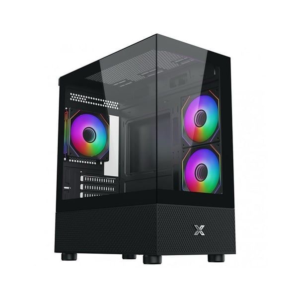 Case Xigmatek Alphard M 3Gf - Màu Đen (Tặng 3 Fan)