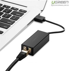 Cáp chuyển USB 3.0 --> Lan 10/100/1000 Mbps Ugreen (20256) màu đen