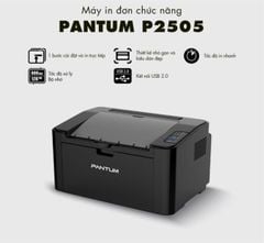 Máy in laser đơn chức năng Pantum P2505 (in đen trắng 1 mặt)