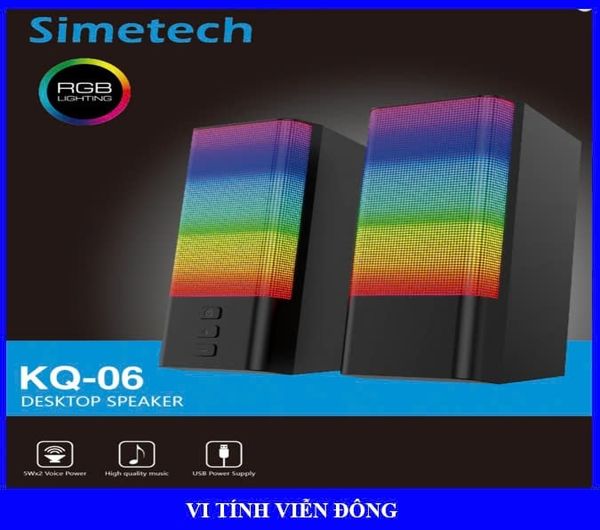 Loa 2.0 Simetech KQ-06 Led (USB)