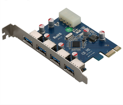 Card PCIe--> 4 USB 3.0