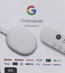 Thiết bị Chromecast with Google TV 4K (màu trắng)