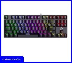 Bàn phím cơ có dây Gaming DAREU EK87 - Black , Brown Switch