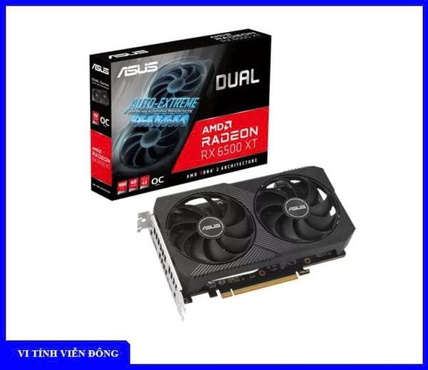 Card màn hình Asus Dual RX 6500 XT OC 4GB V2 GDDR6