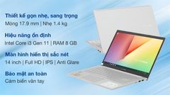Máy tính xách tay Asus A415E i3-1115G4/8GB/512GBSSD/UMA/14