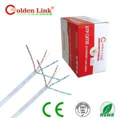 Cáp mạng Golden Link Plantium UTP 5E Trắng/Cam lẻ
