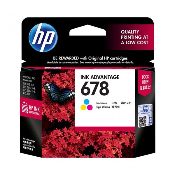 Mực in HP 678 Tri Color Ink Cartridge (CZ108AA)
