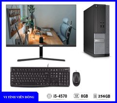 Máy bộ Dell Optiplex 9020 (CPU I5 4570, Ram 8GB, SSD 256GB) (Displayport + VGA)