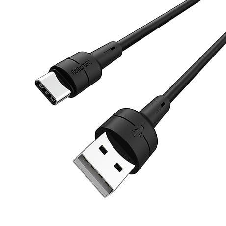 Cáp sạc USB -->TypeC Boro BX30