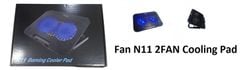 Đế Laptop NB Cooling pad N11 2 fan