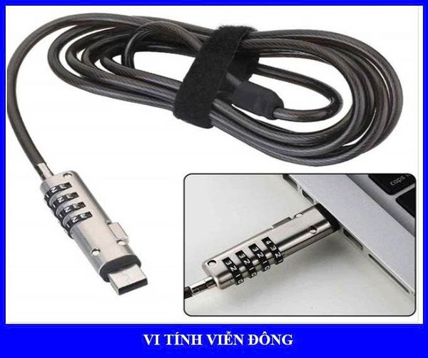 Khoá mã Laptop USB 2M LU-201