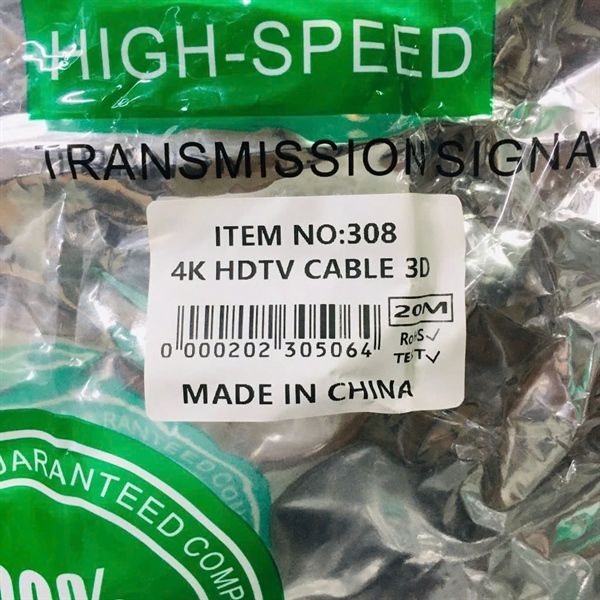 Cáp HDMI 1.4 20m 308 Vellygood