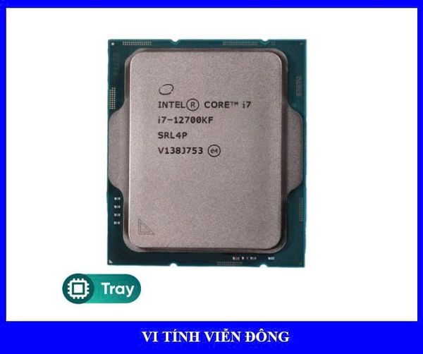 CPU Intel Core i7-12700KF (3.80GHz Turbo Up To 5.00GHz, 12 Nhân 20 Luồng, 25MB Cache, 125W, LGA1700)