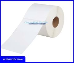 Decal cảm nhiệt trực tiếp không dùng mực (KT: 100 x 150mm, dài 50m, 350 nhãn)