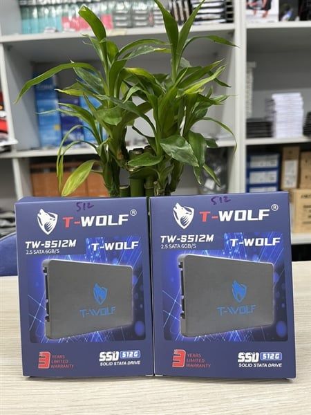 Ổ cứng SSD T-Wolf 512GB 2.5Inch, Sata3/6Gb/s Read 550MB/s Write 500MB/s - Chính hãng