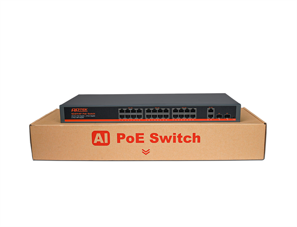 Switch 24 cổng POE Gigabit APTEK SG1244P
