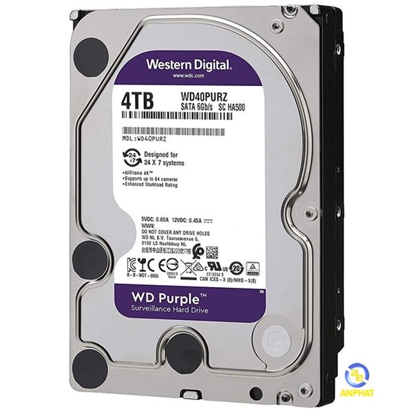 HDD 4TB Western Purple Chính Hãng