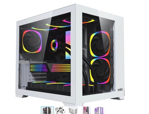 CASE MIK LV12 KÍNH CƯỜNG LỰC- WHITE