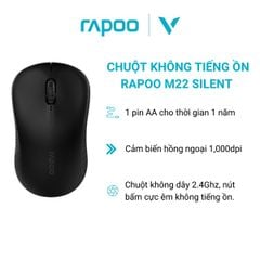 Chuột Không Dây Rapoo M22 Silent