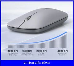 Chuột không dây 2.4G Ugreen 90673 MU001 (Màu xám)