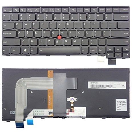 PHÍM LENOVO T460S T470S =CÓ CHUỘT GIỮA= (US, CÓ ĐÈN, BH 6TH) - KO NÚT CHUỘT L+R