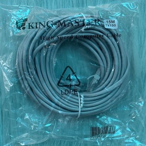 Cáp mạng đúc UTP 15m Cat5 TY150 King-Master