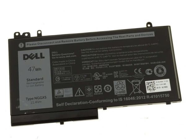 PIN DELL E5270 NGGX5 NGẮN 47WH (ZIN) - 3 CELL