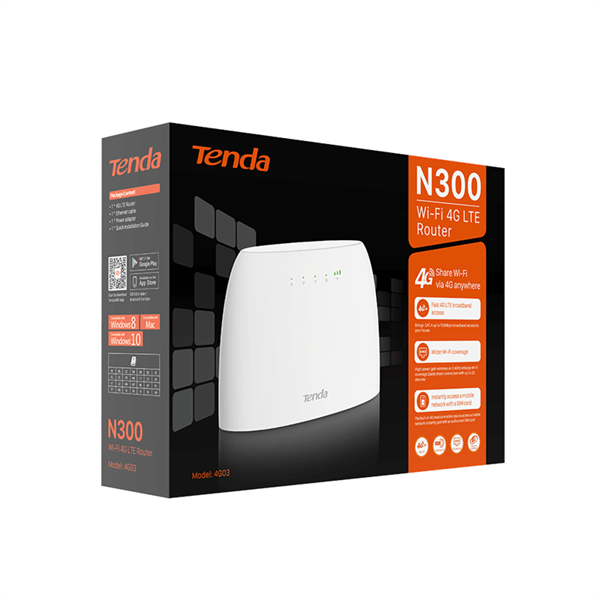 Router Wifi 4G Tenda 4G03-N300