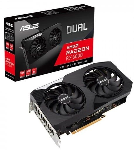 Card màn hình Asus Dual RX 6600 8GB V3 GDDR6