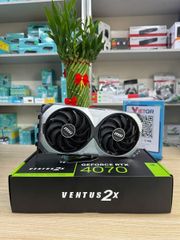 Card màn hình VGA MSI Geforce RTX4070 Ventus 2X OC 12GB GDDR6X 2 Fan