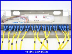 Hộp phối quang ODF 24FO Full phụ kiện lắp tủ Rack