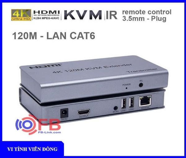Bộ FB-Link HDMI -> Lan 120m 4K có mouse