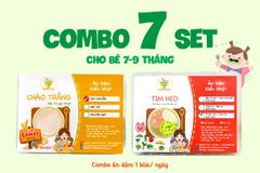 COMBO 4 (7 SET) - 1 BỮA/NGÀY CHO BÉ 7-9M