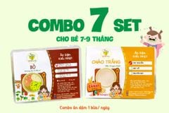 COMBO 2 (7 SET) - 1 BỮA/NGÀY CHO BÉ 7-9M