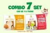 COMBO 1 (7 SET) - 1 BỮA/NGÀY CHO BÉ 7-9M