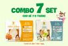 COMBO 3 (7 SET) - 1 BỮA/NGÀY CHO BÉ 7-9M