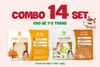 COMBO 8 (14 SET) - 2 BỮA/NGÀY CHO BÉ 7-9M