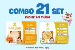 COMBO 12 (21 SET) - 3 BỮA/NGÀY CHO BÉ 7-9M