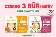 COMBO 21 (21 SET) - 3 BỮA/NGÀY CHO BÉ TỪ 10M