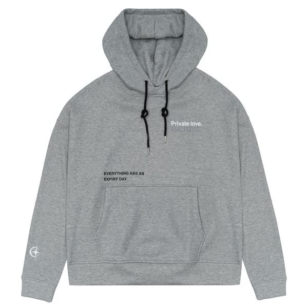  Hoodie Private Love | Xám Đậm 