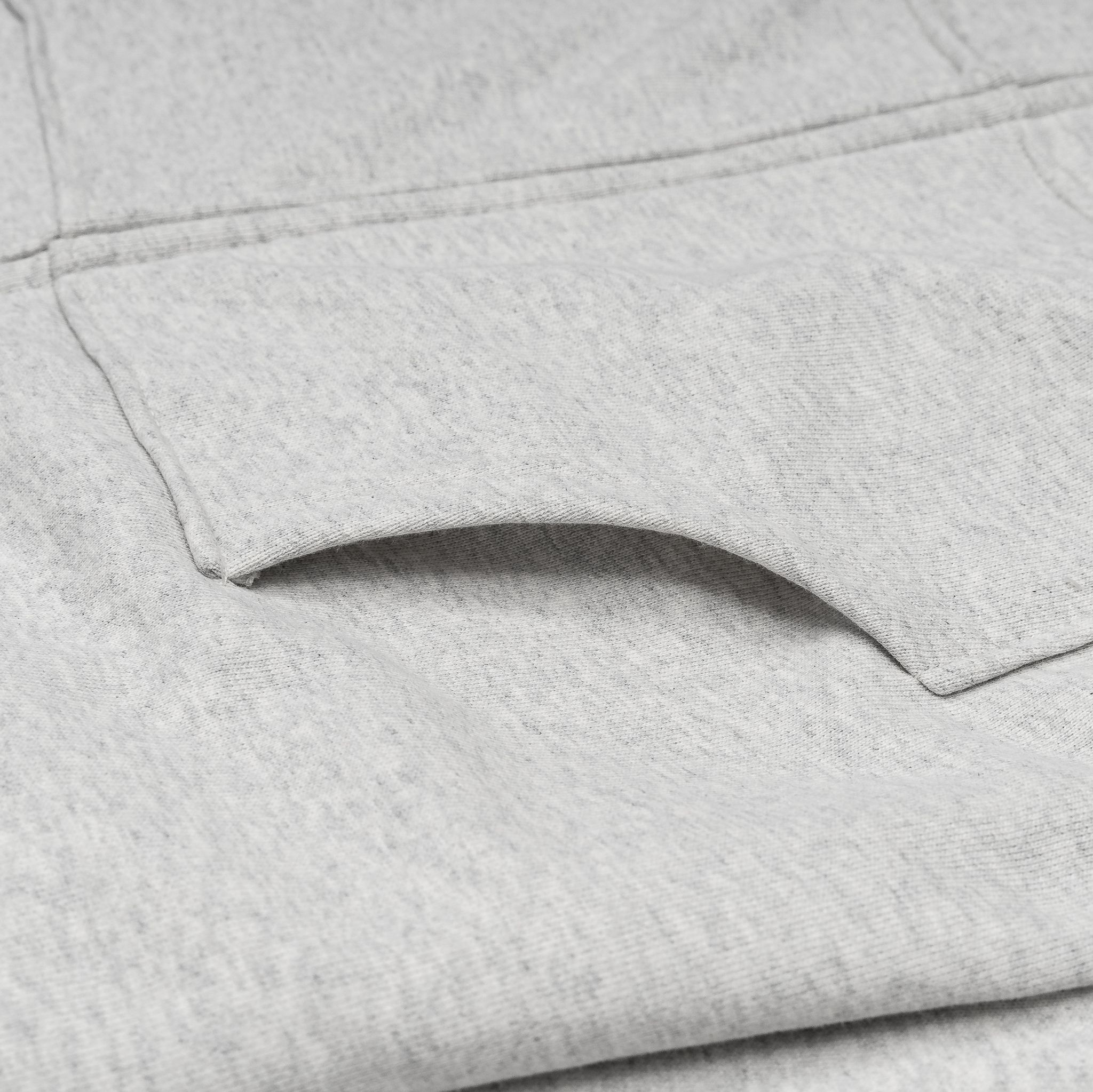 Hoodie Zip The White Space | Grey