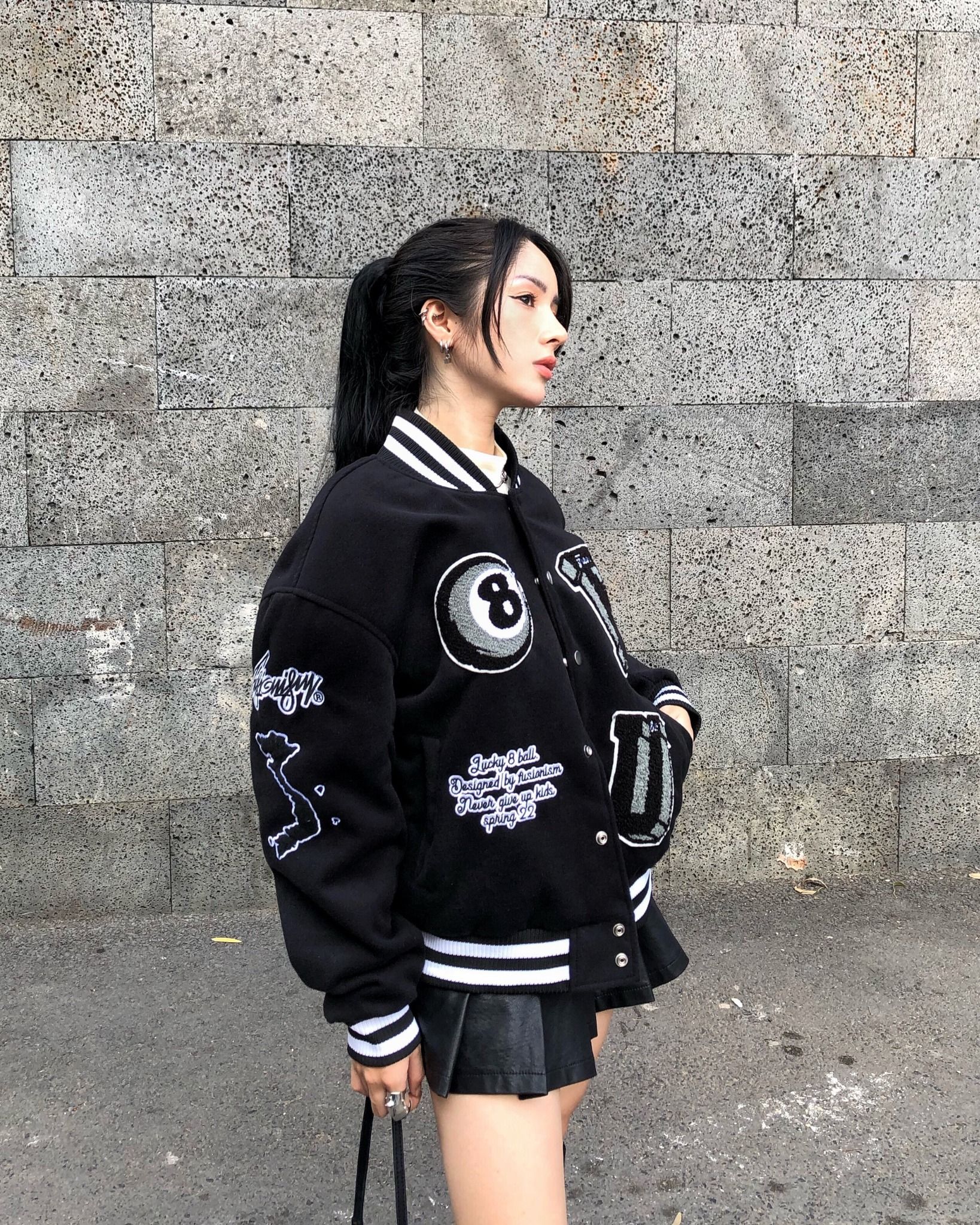 Jacket Varsity 8 Ball Lucky