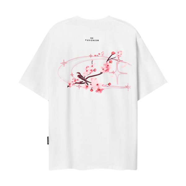  Tee Sakura | Trắng 