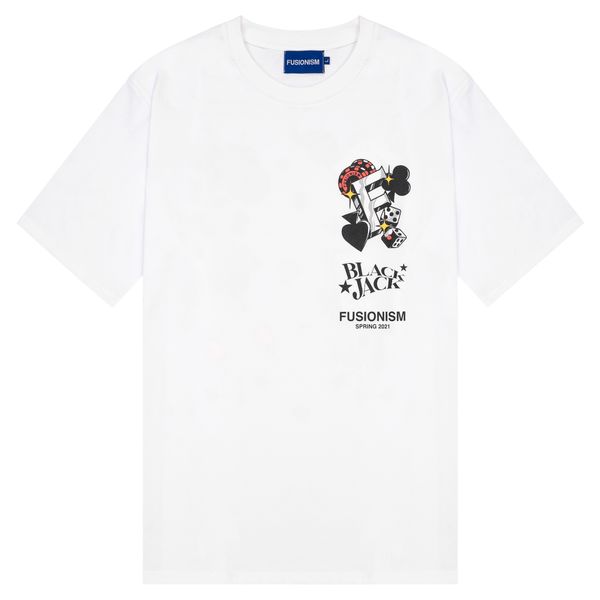  Tee Black Jack | Trắng 