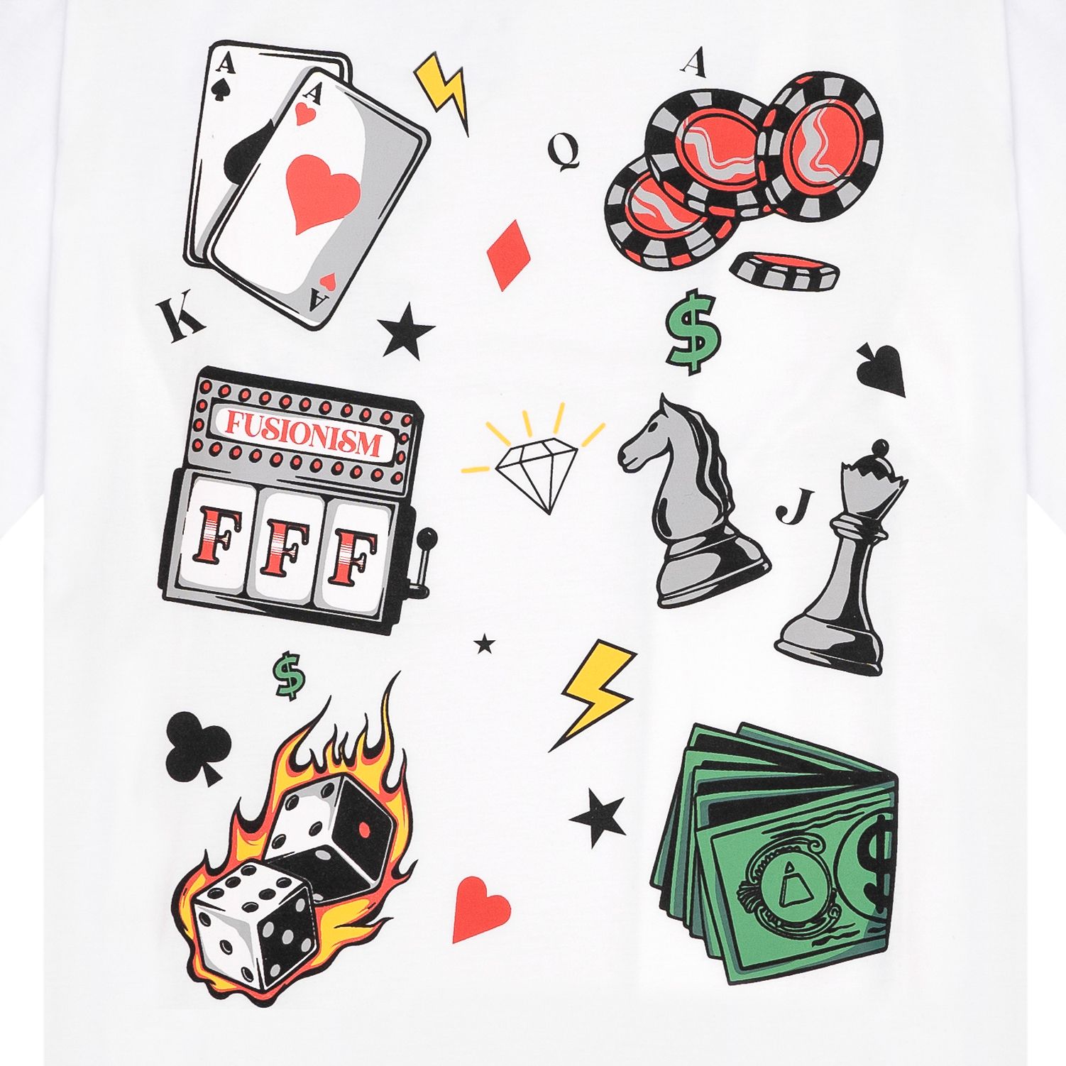 Tee Black Jack | Trắng